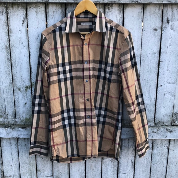 Burberry Other - Burberry mens flannel dress shirt